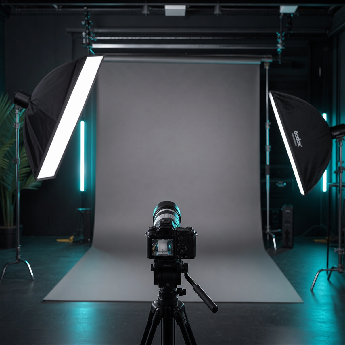 Studio-Setup für Portrait- und Businessfotos