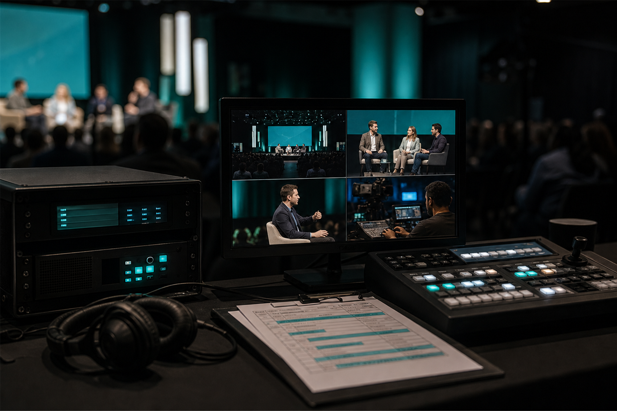 Livestream-Regie und Multi-Kamera-Produktion der Medienagentur
