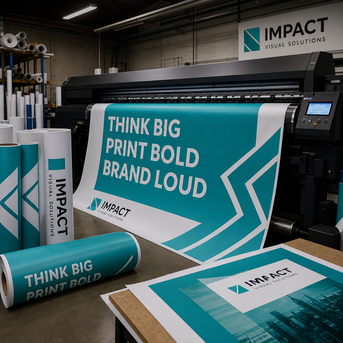 Großformatdruck und Bannerproduktion